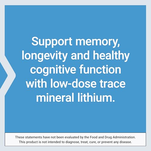 Life Extension Lithium 1000 mcg - for Brain Health, Anti-Aging & Longevity Life Extension buy supplements canada