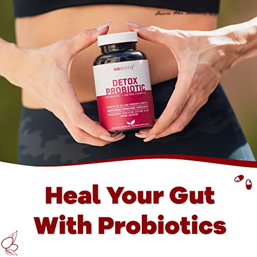 GOBIOTIX Detox Probiotic Supplement with Digestive Enzymes, Milk Thistle, Turmeric GOBIOTIX buy supplements canada