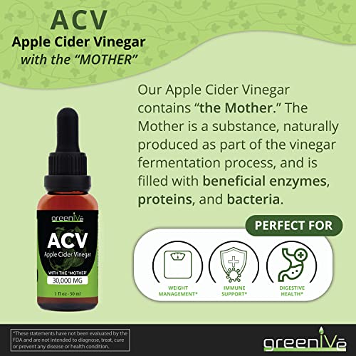 GreenIVe ACV Drops Apple Cider Vinegar Tincture with The Mother Weight Management GreenIVe buy supplements canada