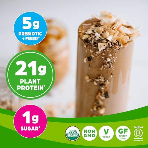 Orgain Organic Vegan Protein Powder, Chocolate Peanut Butter - 21g of Plant Based Protein Orgain buy supplements canada