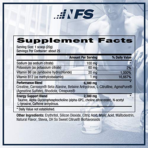 NF Sports Pre-Workout - Supports Energy, Cognitive Function, Strength, and Muscular NF Sports buy supplements canada