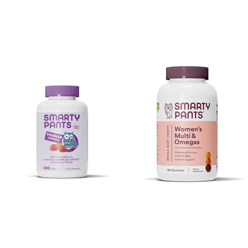 SmartyPants Toddler Multivitamin Gummies: Omega 3 Fish Oil (EPA/DHA), Vitamin D3, C, Vitamin B12, B6 & Women's Multivitamin Gummies: Omega 3 Fish Oil (EPA/DHA), Methylfolate, CoQ10, Vitamin D SmartyPants buy supplements canada
