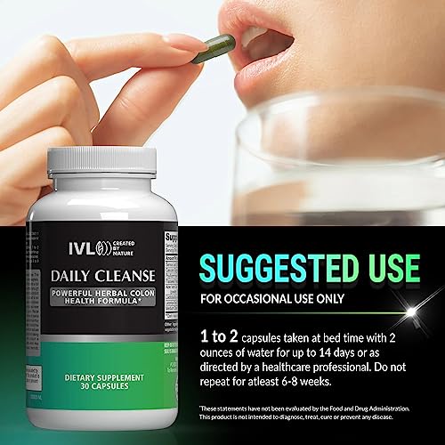 IVL - Daily Cleanse Herbal Colon Health Formula - Detoxification, Probiotic, Digestive Support IVL buy supplements canada