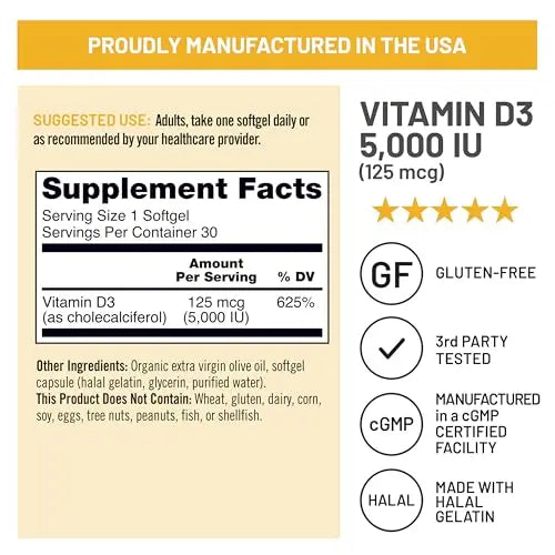 NatureWise [1 Multivitamin for Women Stress Support & Natural Minerals - 60 Capsules[30-Day Supply] + [1] Vitamin D3 5000iu + Organic Olive Oil - 30 Mini Softgels[30-Day Supply] NatureWise buy supplements canada