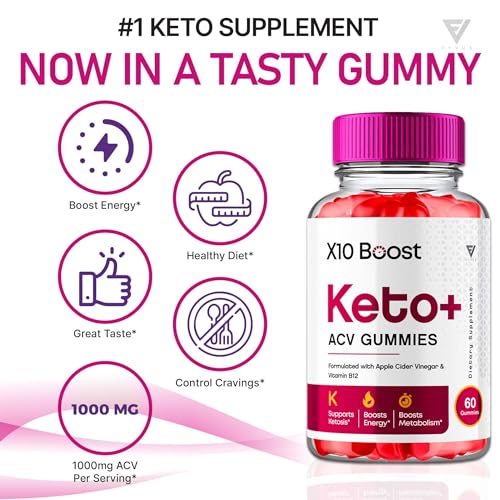 (2 Pack) X10 Boost Keto ACV Gummies, X10 Keto Boost Gummies Advanced Weight Loss Fyvus buy supplements canada