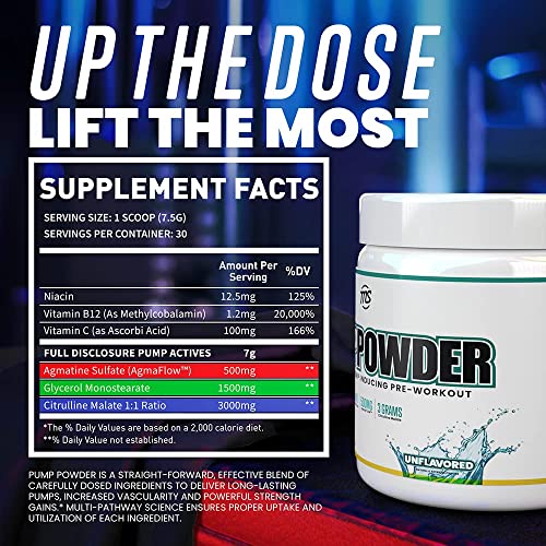 Man Sports Pump Powder. Stimulant Free Neutral Flavored Pre Workout Drink MAN Metabolic Augmenting Nutrition buy supplements canada