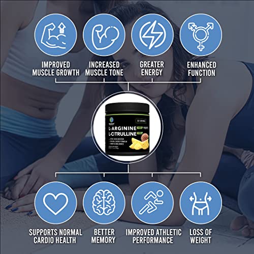 BlueEarth Company L-Arginine 5000mg + L-Citrulline Complex Powder Supplement Drink BlueEarth Company buy supplements canada