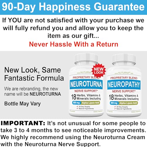 Neuropathy Support Supplement with 600 mg Pure Alpha Lipoic Acid Nuturna buy supplements canada