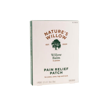 Nature's Willow Relief Patches – Fast-Acting, Plant-Based Topical Solution to Help with Sore Muscles & Joints | 6 Patches per Pack | 1-Pack Nature's Willow buy supplements canada