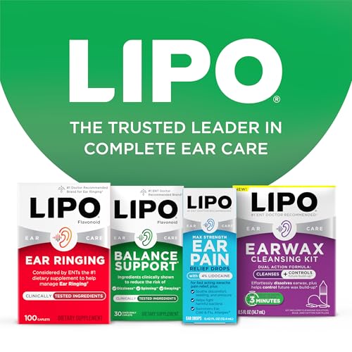 Lipo-Flavonoid for Vertigo & Dizziness Relief, Clinically Tested Formula with Ginkgo Biloba, Vitamin D, & Vitamin B Complex Lipo-Flavonoid buy supplements canada