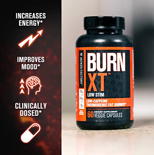 Jacked Factory Burn-XT Low Caffeine, Low Stim Weight Loss Supplement Jacked Factory buy supplements canada