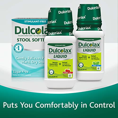 Dulcolax Liquid Laxative, Stimulant Free Laxative for Comfortable Relief, Cherry Flavor, 12 oz. Dulcolax buy supplements canada