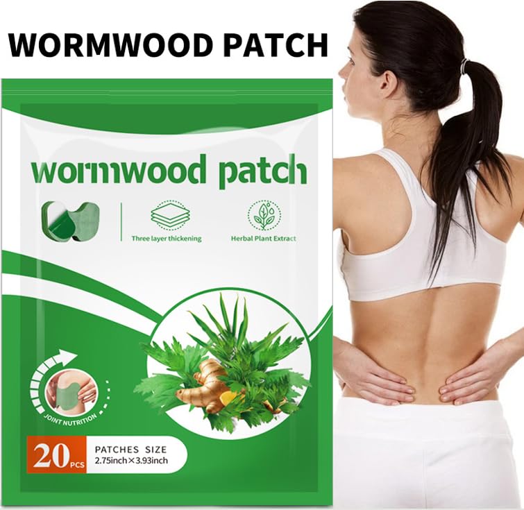 NiTa HyHy Wormwood Knee Pain Patches,Herbal Knee Patches for Pain Relief Extra Strength,Sciatica Pain Relief,for Knee, Back, Neck, Shoulder,20 Count NiTa HyHy buy supplements canada
