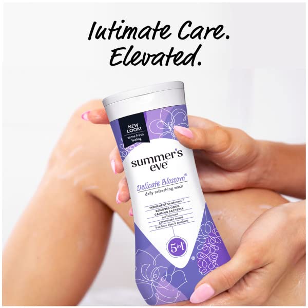 Summer's Eve Delicate Blossom Daily Refreshing Feminine Wash, Removes Odor, pH balanced, 15 fl oz Summer's Eve buy supplements canada