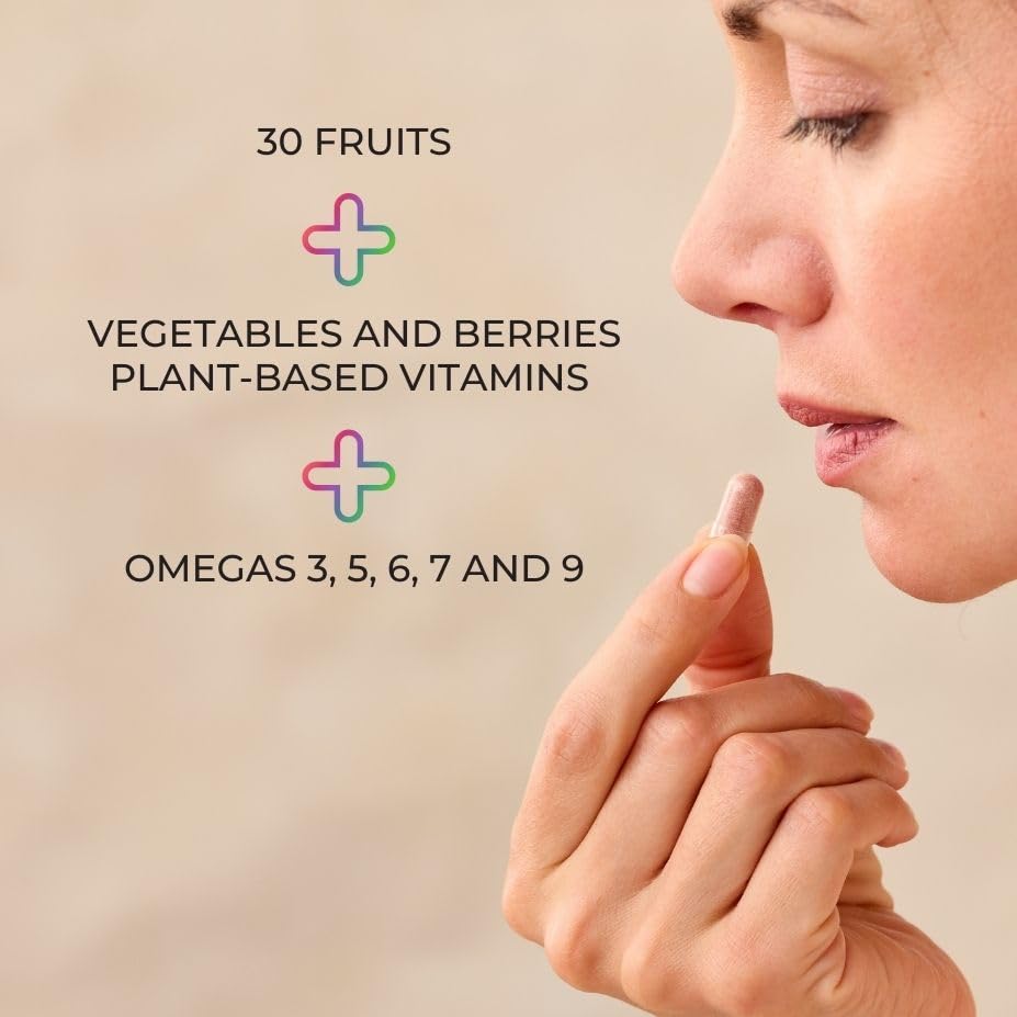 Juice Plus+ Vegetable Blend: with Broccoli, Parsley, Tomato & More - Plant-Based, Vegan, Gluten-Free, Non-GMO, Kosher - for Heart, Immune, Cognitive & Skin Health - 1 Bottle (60 Servings) Juice Plus+ buy supplements canada