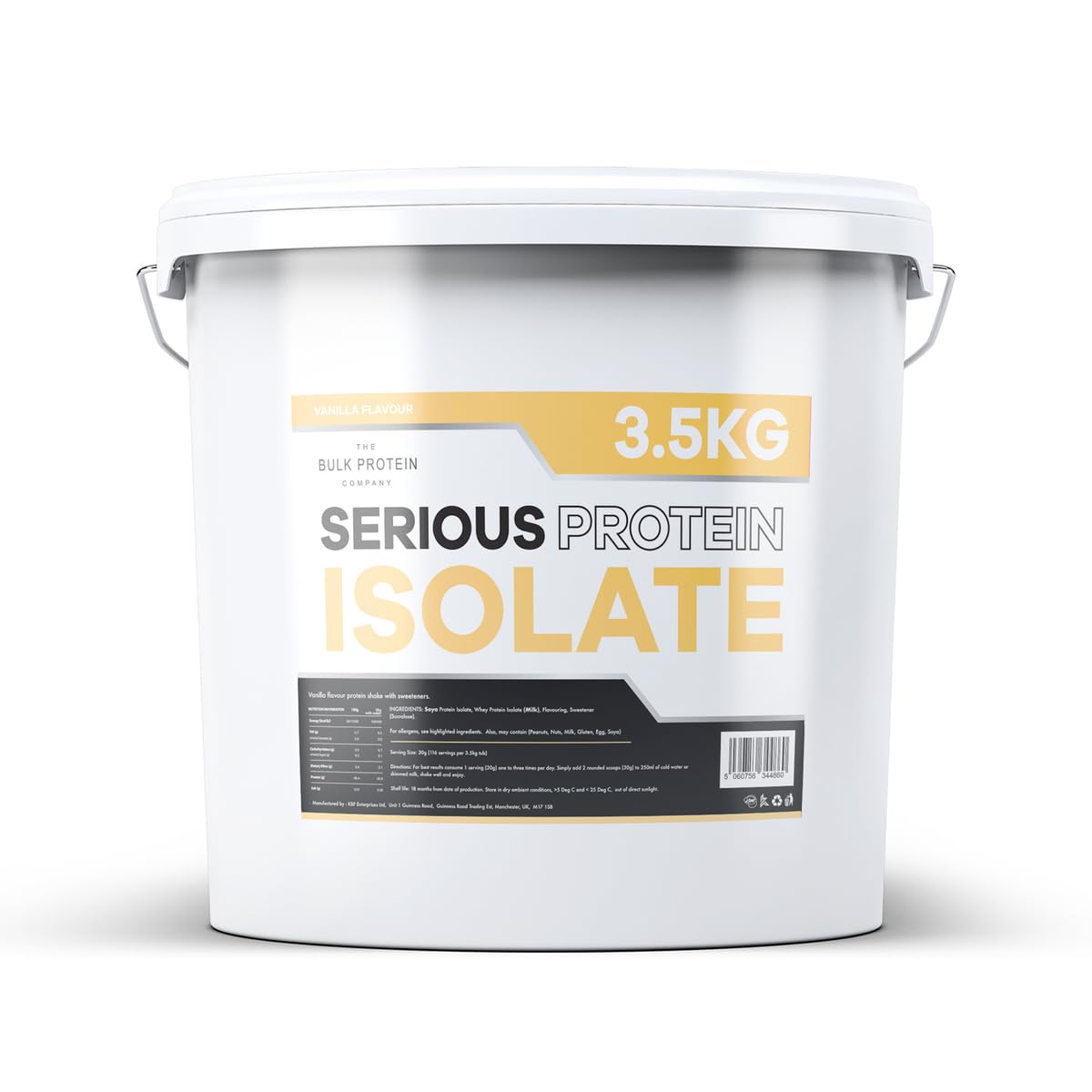 The Bulk Protein Company, Serious Protein Isolate – 3.5kg – Whey Protein Iso The Bulk Protein Company buy supplements canada