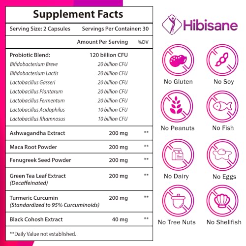 120 Billion CFU Probiotic - Menopause Support Probiotics for Women, 13-in-1 Natural Negima buy supplements canada