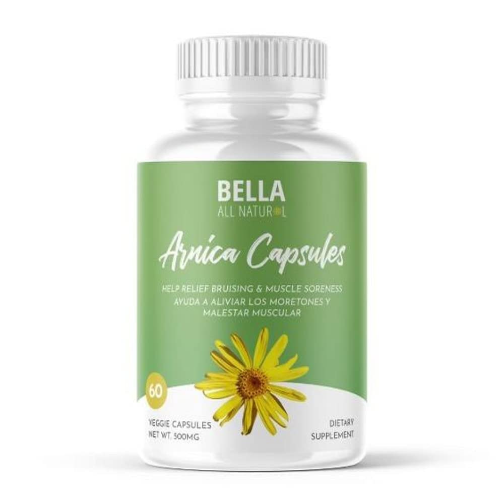 Bella All Natural Arnica Capsules 500 mg, 60 Count Bella All Natural buy supplements canada