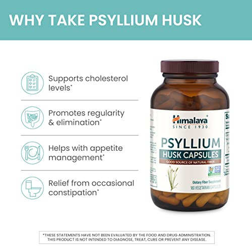 Himalaya Psyllium Husk Capsules, Natural Daily Fiber Supplement, Regularity, Constipation Himalaya buy supplements canada