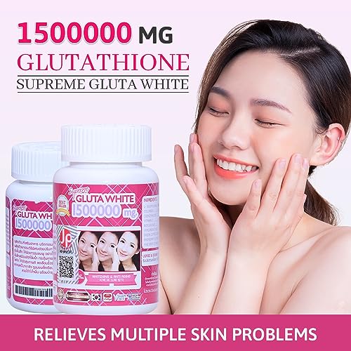 Supreme Gluta White 1500000mg for Skin Lightening, Skin Moisturizer, Collagen Stimulator Healthy Supreme Gluta White buy supplements canada