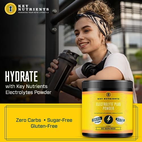 Key Nutrients Electrolytes Powder - Tropical Peach Mango Drink Mix 90 Servings KEY NUTRIENTS buy supplements canada
