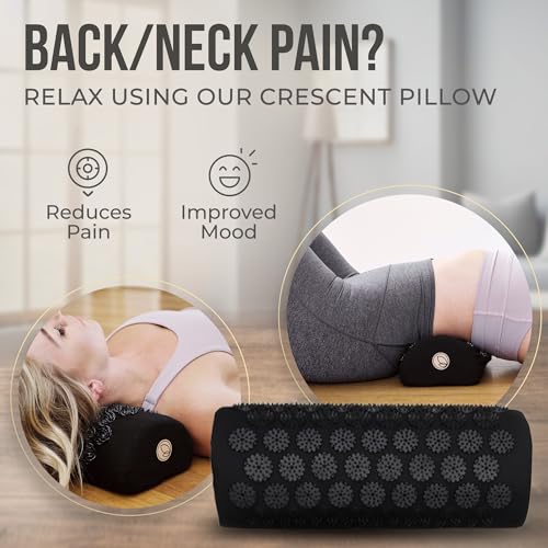 Acupressure Mat and Pillow Set with Extra Mini Accupressure Massage Mat - Organic Cotton Dakini buy supplements canada