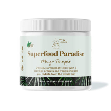 nbpure Earthy Andy Superfood Paradise, Mango Pineapple, 30 Servings nbpure buy supplements canada
