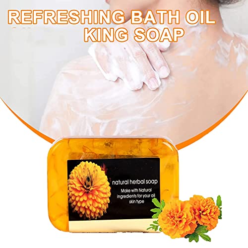 NHIKLATA 2PCS Turmeric Handmade Soap, Natural Organic Ginger Soap, Lymphatic NHIKLATA buy supplements canada