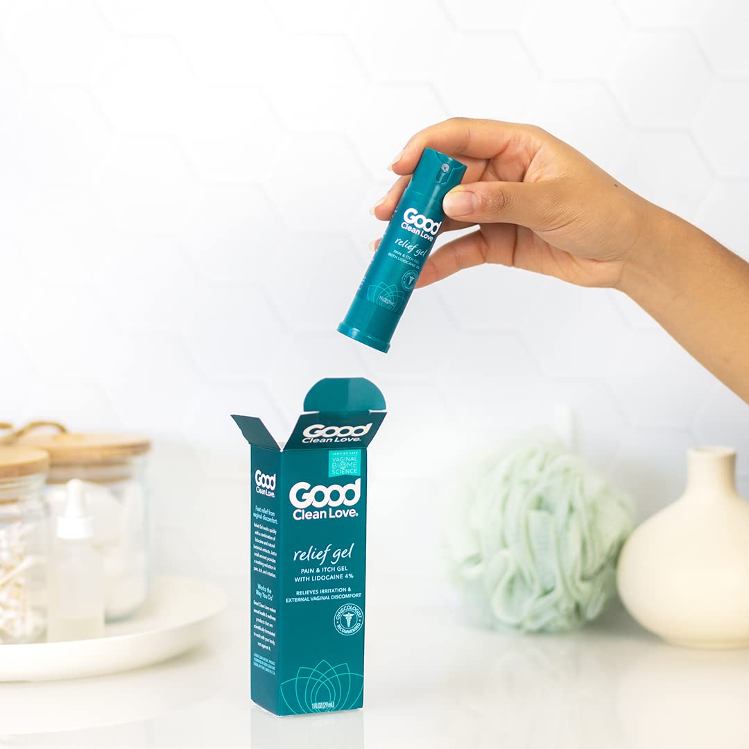 Good Clean Love Relief Gel Pain & Itch with Lidocaine 4%, Fast-Acting Relief from Pain, Itch, and Irritation Good Clean Love buy supplements canada