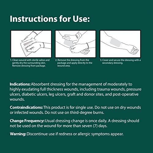 Pivot Calcium Alginate Wound Dressing – All-Natural First Aid | 4x5 Dressin LMP LINKS MEDICAL PRODUCTS INC. buy supplements canada