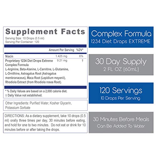 Creative Bioscience 1234 Diet Drops Extreme for Women & Men, Diet Drops for Weight Creative Bioscience buy supplements canada