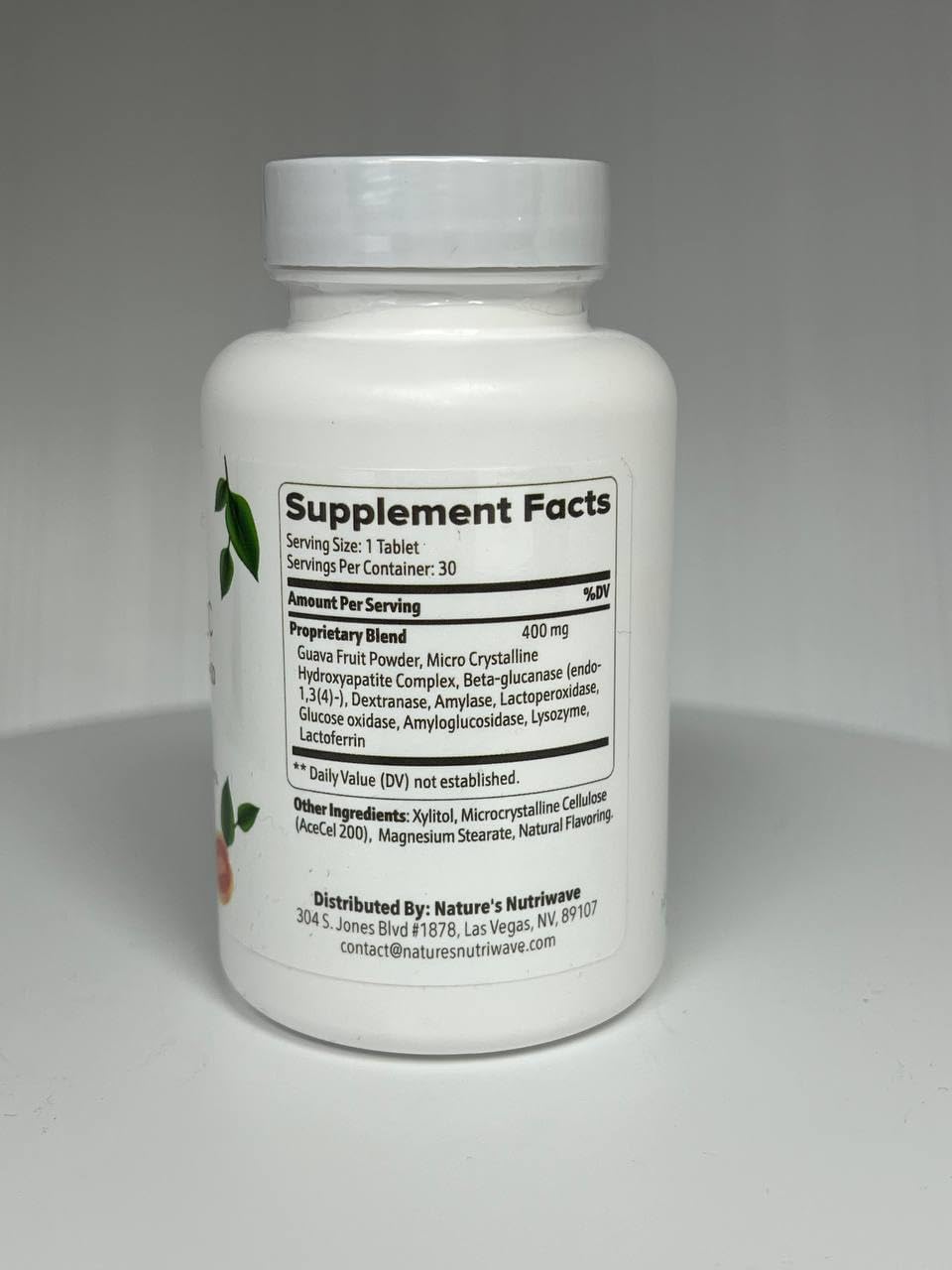 Nature’s NutriWave DentaTonic – Daily Oral Supplement with Guava Fruit, Hydroxyapatite & Enzyme Blend – Made in USA Non-GMO, Stimulant-Free Formula – 30 Tablets, 1 Month Supply Nature’s NutriWave buy supplements canada