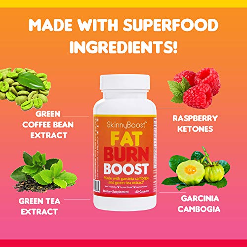 SkinnyBoost Fat Burn & 15 Day Quick Cleanse KIT-Vegan Capsules, Easy to Use: Detox SkinnyBoost buy supplements canada