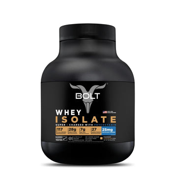 Bolt Nutrition Whey Isolate Protein Powder | with Superfood Phycocyanin | Muscle Strength Bolt Nutrition buy supplements canada