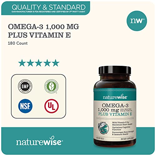 NatureWise High-Potency 1000mg Omega 3 with 600mg EPA, 400mg DHA, & Vitamin E NatureWise buy supplements canada