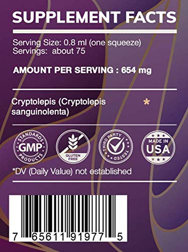 Earth's Love - Cryptolepis Alcohol Herbal Extract Tincture, Super-Concentrated Wildcrafted Cryptolepis HerbEra buy supplements canada