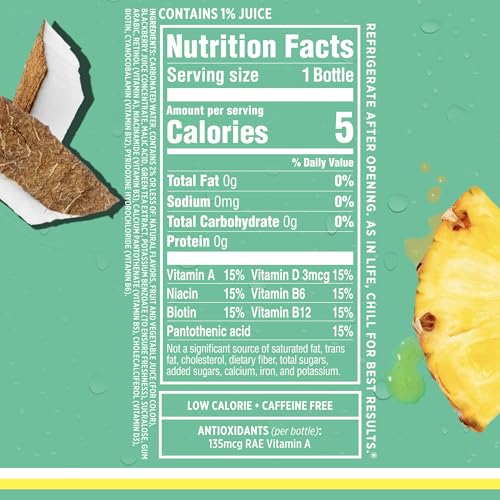 Sparkling Ice, Coconut Pineapple Sparkling Water, Zero Sugar Flavored Water, with Vitamin Sparkling ICE buy supplements canada