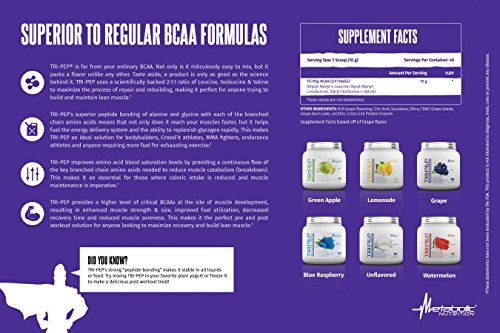 Metabolic Nutrition - TRIPEP - Tri-Peptide Branch Chain Amino Acid, BCAA Powder Metabolic Nutrition buy supplements canada
