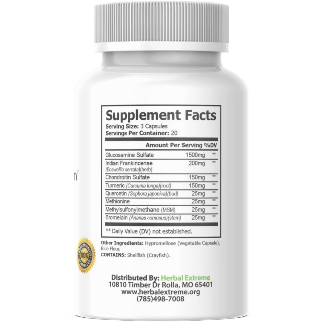 Herbal Extreme Aralgia Joint Support Supplement, 60 Capsules. Herbal Extreme buy supplements canada