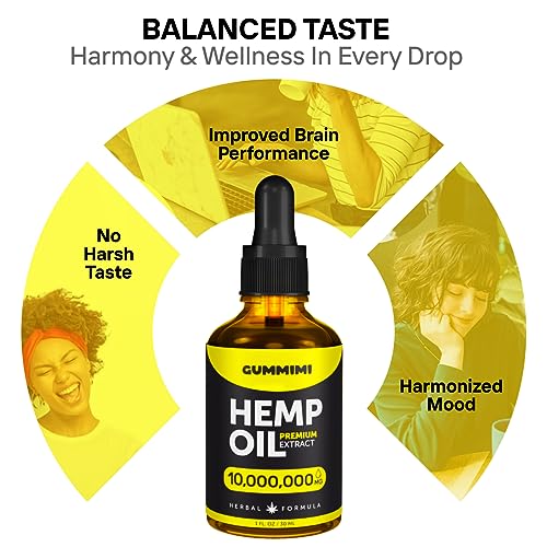 GummiMi Оrganic Hеmp Oil 10 000 000 mg - Natural Drops - Rich in Vitamins B, C, E GummiMi buy supplements canada