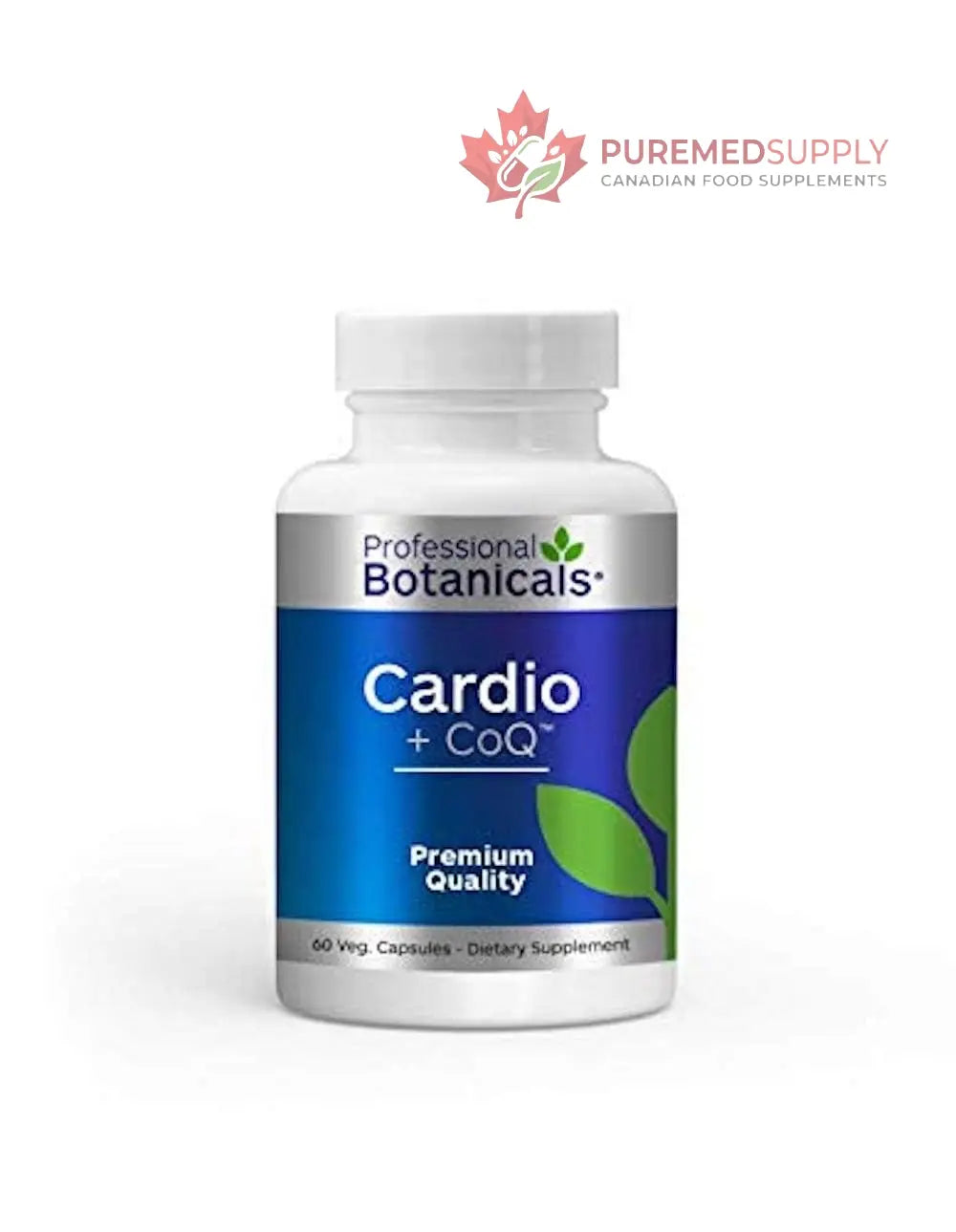 Professional Botanicals Cardio-CoQ CoQ10 - Vegan Formulated Coenzyme Q10 with Hawthorne Berry Valerian Root and Cayenne Pepper - 60 vegetarian capsules Professional Botanicals buy supplements canada