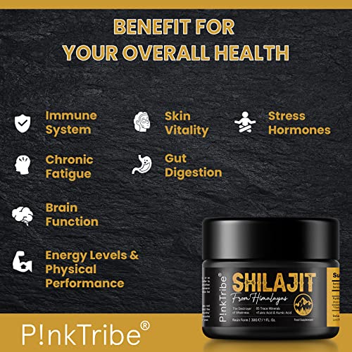 Shilajit Resin, Original Himalayan Shilajit 30g - Gold Grade 100% Pure, Rich in Fulvic P!nkTribe buy supplements canada