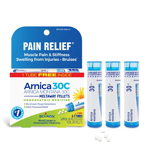Boiron Arnica Montana 30C Homeopathic Medicine for Relief from Muscle Pain, Muscle Stiffness, Swelling Boiron buy supplements canada