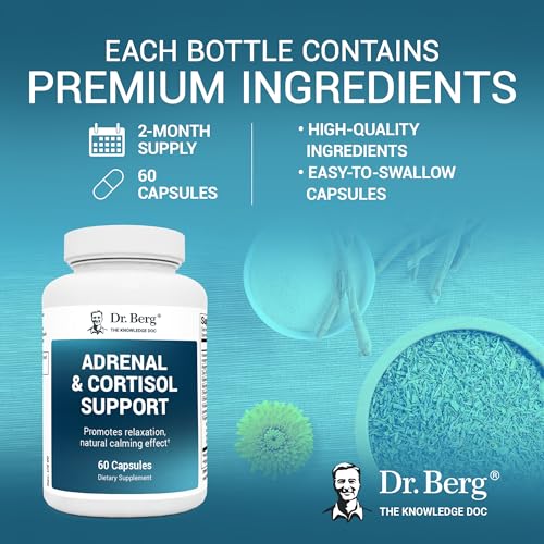Dr. Berg Adrenal & Cortisol Capsules - Adrenal Supplement & Cortisol Manager - Mood Dr. Berg Nutritionals buy supplements canada