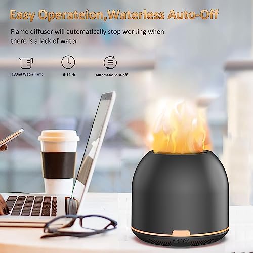 Flame-Light Aroma Diffuser,Ultrasonic Aromatherapy Diffuser with Auto-Off Function Timers Otheya buy supplements canada