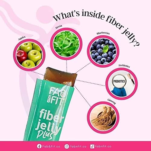Fab and Fit Fiber Jelly Plus Melon, 10 Sachets Fab Fit buy supplements canada