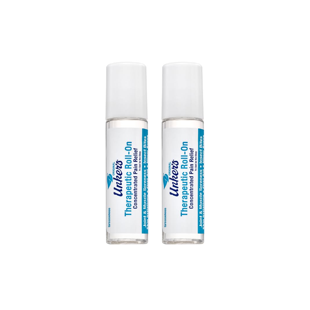 Unker's Therapeutic 0.25 oz. Roll-on 2-Pack.Convenient Travel Size., Clear Unker's buy supplements canada