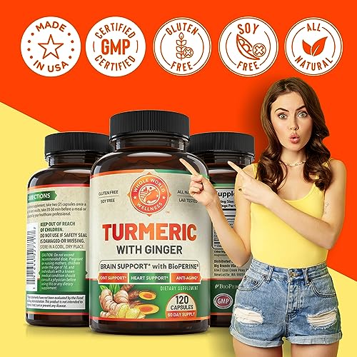 Organic Turmeric Curcumin with Ginger and Black Pepper for Max Absorption WHOLE WORLD WELLNESS buy supplements canada